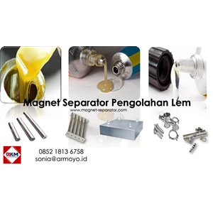 Alat pemisah partikel logam lem industri Alat Magnet
